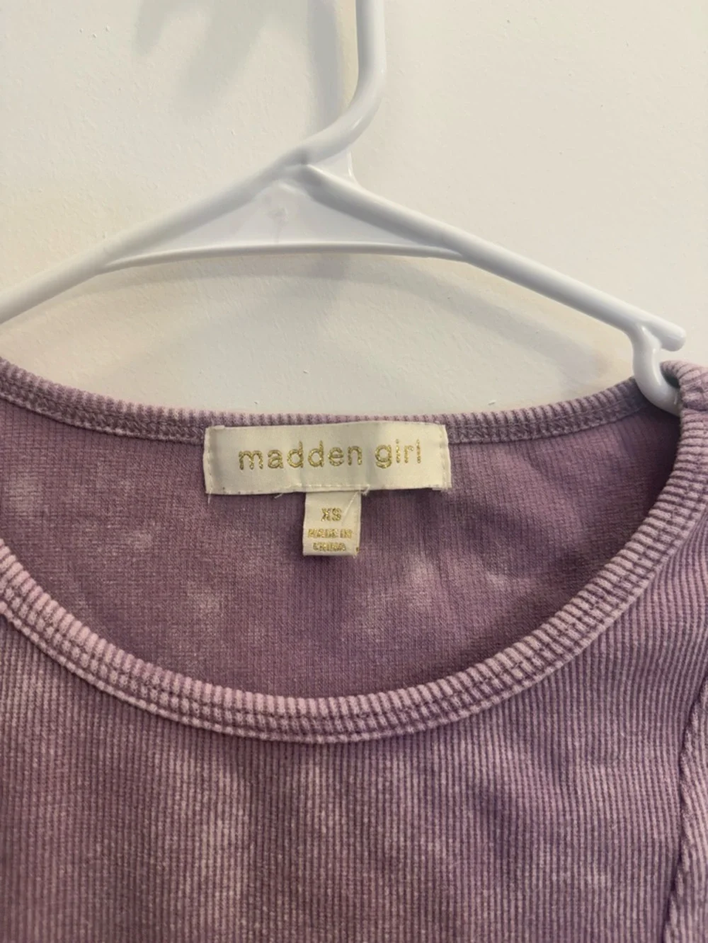 Madden Girl Mauve Short Sleeve Bodycon Mini Dress